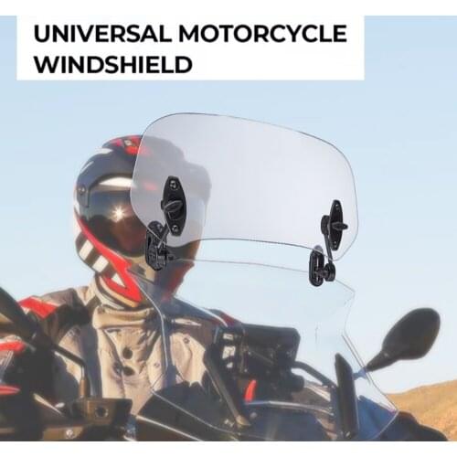 For Honda CBR CBR600F2,F3,F4,F4i 600F Motorcycle Parts Adjustable Clip On Windshield Extension Spoiler Windscreen Air Deflector