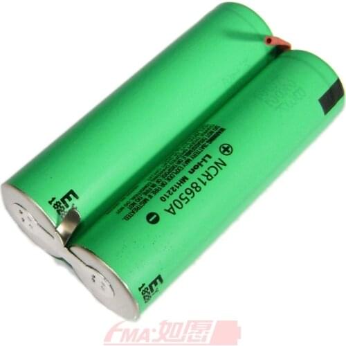 Japan 18650 Li-ion battery 3.7V 6200mAh DIY for Portable Power bank 1S2PT
