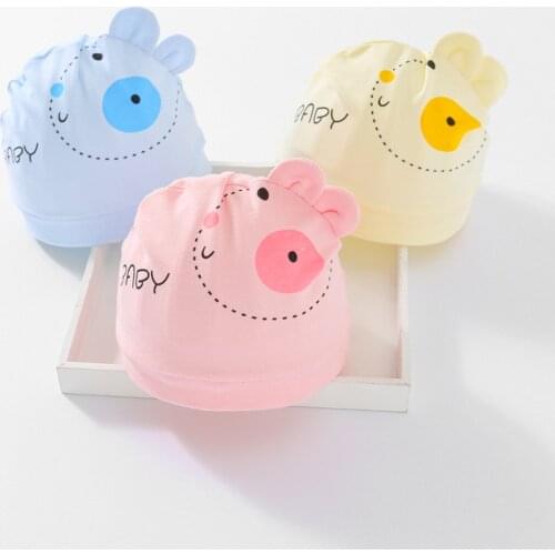 1pcs Keep Warm Hat New Baby Cotton Caps Hat Boys Girls Cartoon Bunny Hat Infant Hat Boys Cotton Animals Caps Hat Girls