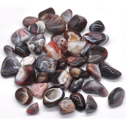 100g Natural Botswana Agate Tumbled Stones Bulk Healing Crystals Reiki Polished Gemstones Gem Raw Aquarium Decoration Minerals
