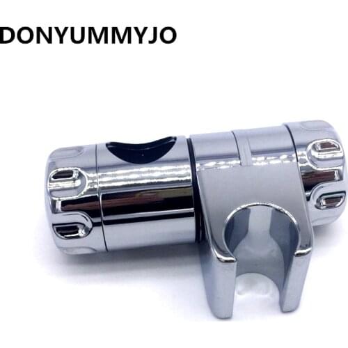 25mm ABS Chrome Shower Rail Adjuster Slider Head Holder Height Bracket Aqualisa For Shower Accessories