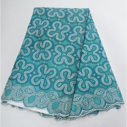 African polish baby cotton dry lace fabric high quality with stones for dress hot sale Nigerian Swiss voile laces in Switzerland