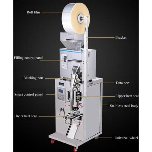 Automatic teabag making machine automatic metering packaging machine granule seed seasoning tea packing machine
