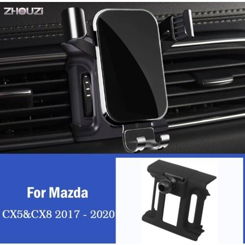 Car Mobile Phone Holder Air Vent GPS Mounts Stand Gravity Navigation Bracket For Mazda CX5 CX8 CX 5 8 2016-2020 Car Accessories
