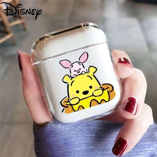 Disney cute Pooh airpods protective cover earphone cover i11/i12 wireless earphone shell transparent bluetooth-compatible