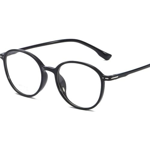 DANKEYISI TR90 Light Glasses Frame Women Eyeglass Frame Computer Eyeglasses Vintage Men Round Transparent Frames