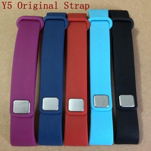 Fitness Tracker Smart Wristband Strap Replacement Watchbands Silicone BELT for Y5 Smart Bracelet band 5 Colors Optional
