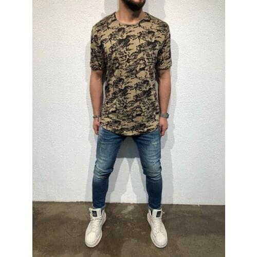 New Running T-Shirts Men Summer Slim Fit Casual T-shirt Tops Summer Clothes Bodybuilding Muscle Tee Sports Fitness Exercise Wear