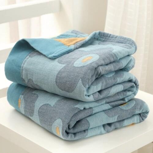 Nordic throw blankets Cotton bed cover single double Summer cool quilt boho decor casual blanket sofa towel soft flowers sheets