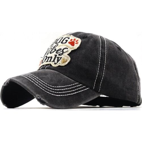 Mens Retro Washed Baseball Cap Fitted Cap fishing Snapback Hat for Men Bone Women Gorras Casual Casquette Letter Black Cap