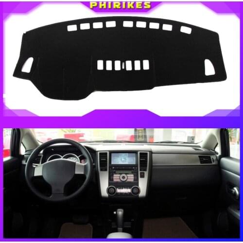 For Nissan Tiida C11 2007 2008 2009 2010 2011 Car Dashboard Cover Dash Mat Pad Sun Shade Dash Board Cover Instrument Platform