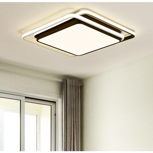 Chandelier Lighting for living room bedroom Lustre Rectangle Chandelier AC85-265V lamparas de techo Chandelier Plafon Led Paras