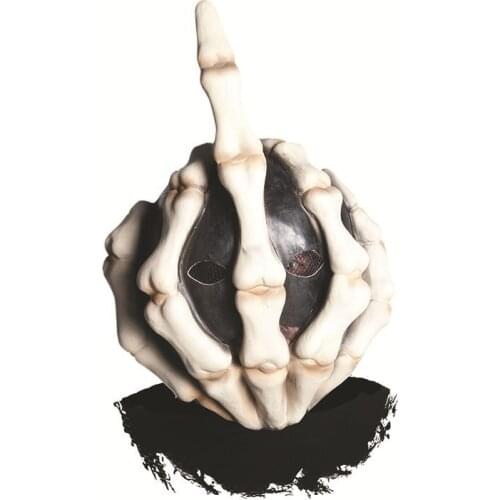 2021 New I Despise The Middle Finger Masks Halloween Masks Bar DJ Masks Finger Full Masks