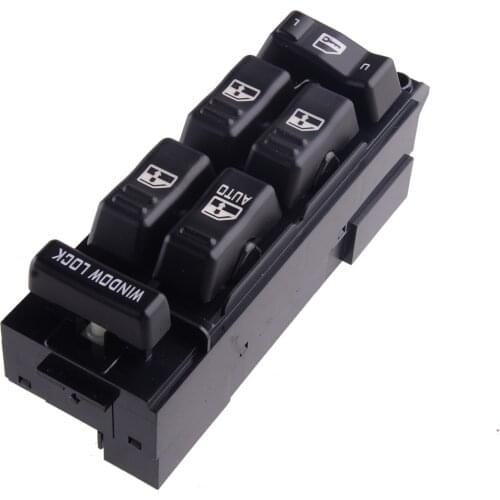 Front Left Side Master Power Window Switch 6 Buttons 15720127 LHD Fit for Chevrolet Avalanche Silverado Tahoe GMC Sierra Yukon
