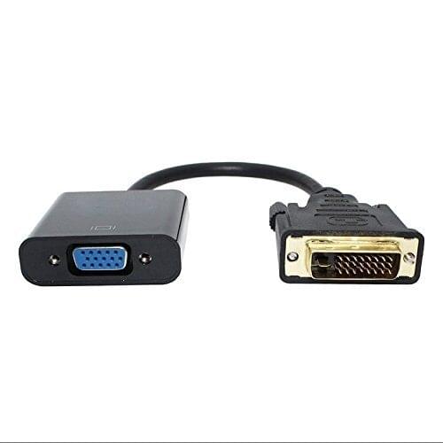 DVI to VGA Adapter DVI 24+1 DVI-D Male to VGA Female Cable Adapter Converter for Display Card PC