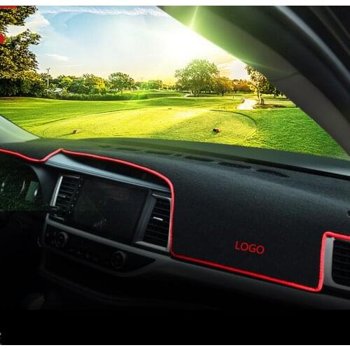 Anti-Slip Sunproof Instrument Panel Pad For Toyota Highlander 2015 2016 2017 AB069