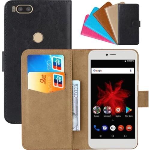 Luxury Wallet Case For Billion Capture Plus PU Leather Retro Flip Cover Magnetic Fashion Cases Strap