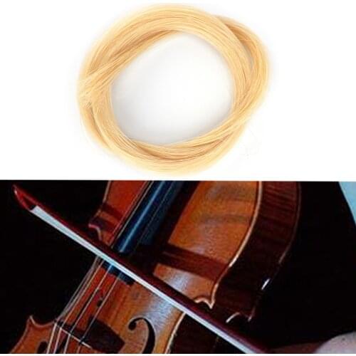 NEW 1pcs Hank Of Mongolian Stallion Hair Violin Bow Viola Cello Fiddle Violin Parts Accessories