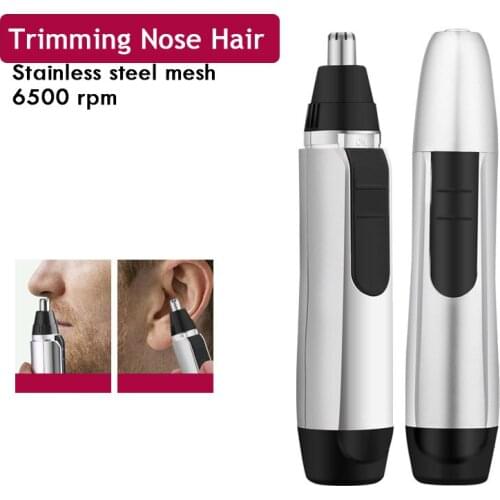 Trimmer For Men and women New Electric Nose Hair Trimmer Ear Face Clean Razor Removal Shaving Care Kit 6500 rpm waterproof SU422