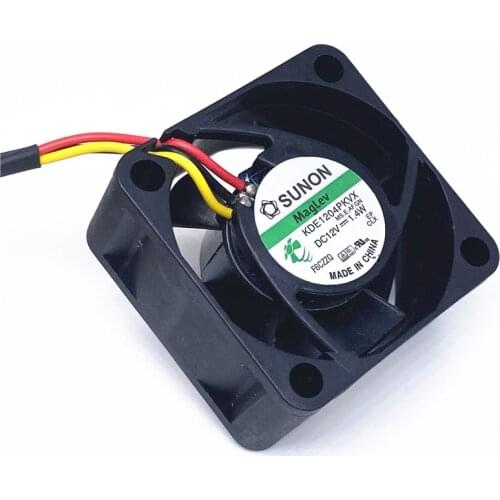 New Stock SUNON 40MM 4cm Fan KDE1204PKVX DC12V 1.4W 40MM Server Cooling Fan Power Supply aAxial Cooling Fan 3pin