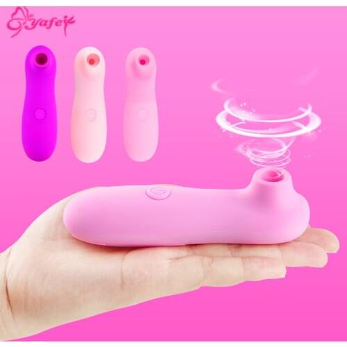 Nipple Sucking Vibrator Sucker G-spot Stimulator Sex Toys for Woman Clitoris Masturbator Dildo Licking Tongue Oral Sex Adult