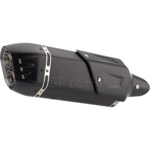 Carbon Fiber Exhaust Motorcycle 51mm Universal Exhaust Motorcycle For BMW R1200GS S1000RR MT07 Z900 R6 CB750 Escape Slip on