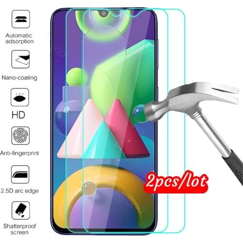 2pcs tempered glass for samsung galaxy M21 screen protector for samsung M 21 M21 sm-M215f protective film on sumsung sansung