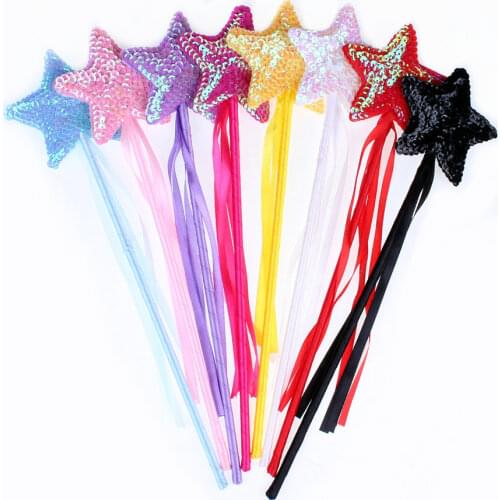 1 Pcs Star Fairy Wand Magic Stick Girl Party Princess Favors Birthday Gift Carnival Wedding Decoration Baby Shower Easter Gift