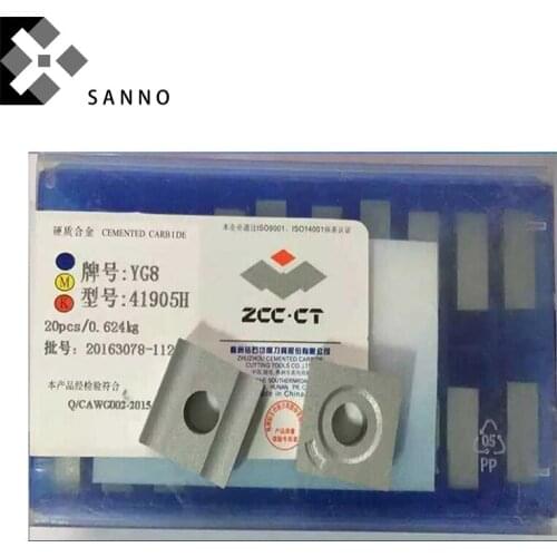 20Pcs 41905H YT14 / YT15 / YG8 / YW1 / YW2 / YT5 / YG6 mills blade carbide machine milling inserts