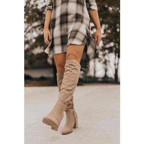 2020JODIMITTY Women Knee-High Boots Lace Up Sexy High Heels Women Shoes Lace Up Winter Boots Warm Size New Fashion Boots