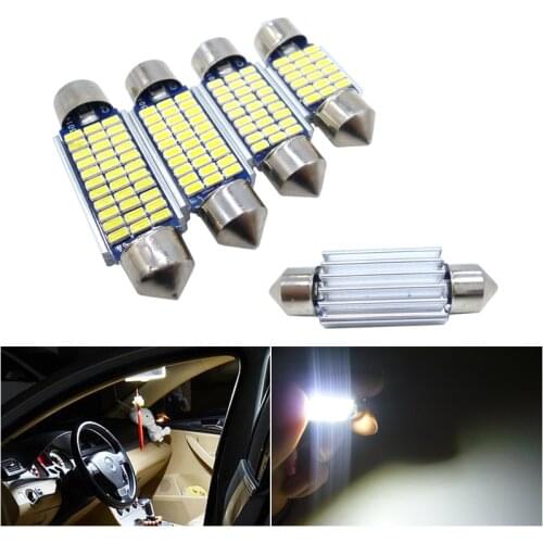 2x C5W LED CANBUS Bulb Festoon Car Interior Lights Dome Lamp For Volkswagen VW Golf 4 5 6 7 Passat B6 B5 B7 Polo Tiguan CC