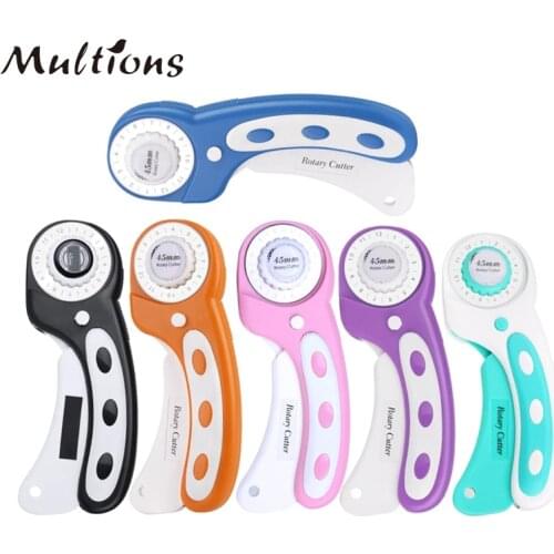 45mm Rotary Cutter Rotary Blades Perforation Cutter Lace Leather Fabric Paper Cutting Knife Patchwork Sewing Tool Patchwork