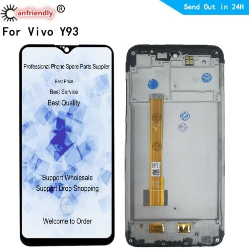 6.2" LCDs For Vivo Y93 1814 1815 V1818 LCD Display Touch Panel Screen Sensor Digitizer Module With Frame Assembly For Vivo Y93