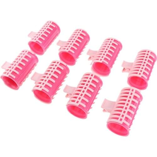 8pcs Bulk Hair Curlers Spiral Curls Spiral Curlers Adhesive Curlers in One