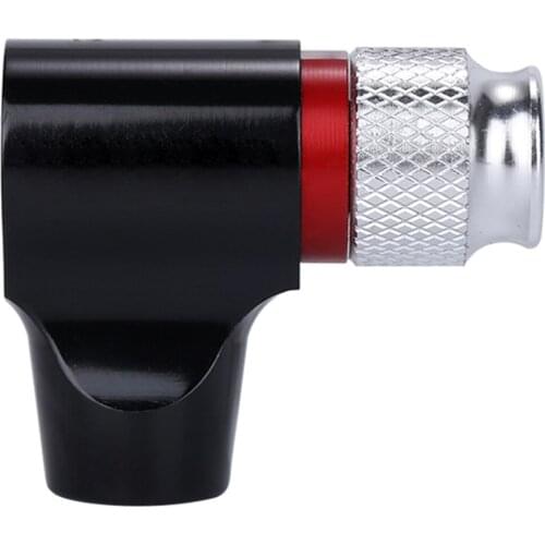 CO2 Inflator Adapter Bicycle Mini CO2 Air Inflator Head for Bike Compatible with Presta and Schrader Valve Bicycle Air Pump Part
