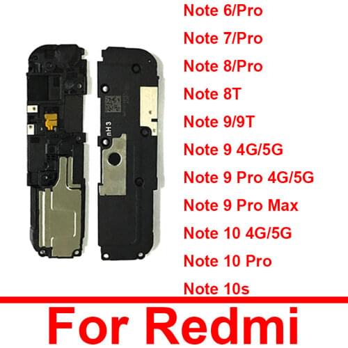 Loudspeaker Ringer For Xiaomi Redmi Note 9 5G 9S Pro Loud Speaker Buzzer For Redmi 3 4 4X 5 5A 6 Pro 7 8T Pro Replacement Parts
