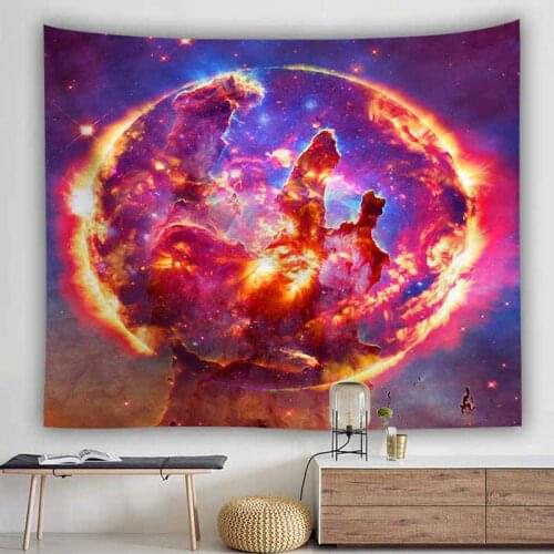 Universe Starlight Space Tapestry Wall Hanging Backdrop Decor Hippie Wall Cloth Tapestries Wall Blanket Art Psychedelic Tapestry