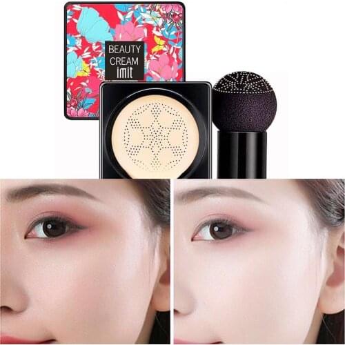 Mushroom Head Air Cushion CC Cream Natural Moisturizing Makeup Cream Foundation Cosmetics BB Whitening Concealer Oil-contro R2V4