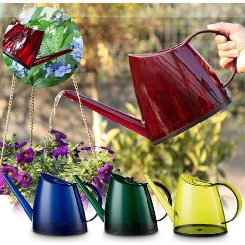 Garden Watering Can Home Bonsai Plants Water Cans Garden Flower Long Spout 1.4l/47oz Watering Can Jardineria Garden Pot#ljc