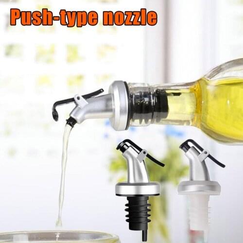 Oil Sauce Vinegar Bottle Flip Cap Stopper Dispenser Pourer Kitchen Tool with Drip Free Design can CSV