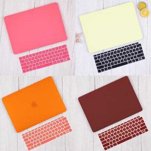 Matte Rubberized Hard Case Shell+Keyboard Cover For Apple MacBook Touch ID 13 Air Retina New Model A1932 Release 2019