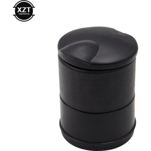 Hot and convenient convenience D type ashtray creative car car ashtray LED with light practical ashtray for smokers