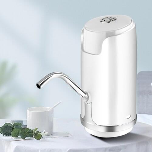 Bottle Water Pump 5 Gallon USB Charging Smart Drinking Water Bottle Pump Dispenser for Home Kitchen Office