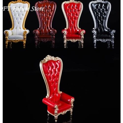 New 1:12 Figure Scene Accessory Modern Trend Sofa Chair Model Sofa PU Furiture Accessories Model for Action Figure