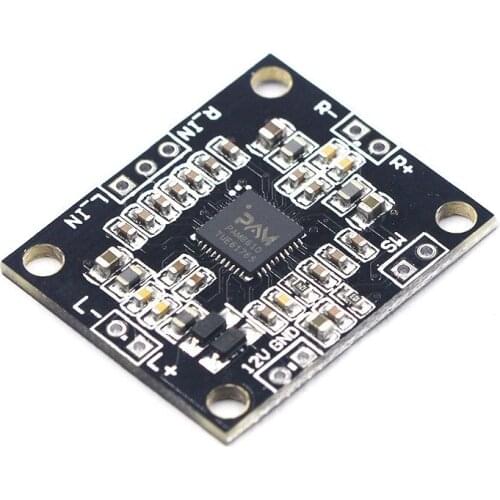NEW 2 x15w PAM8610 digital power amplifier board dual channel stereo mini class D power amplifier board
