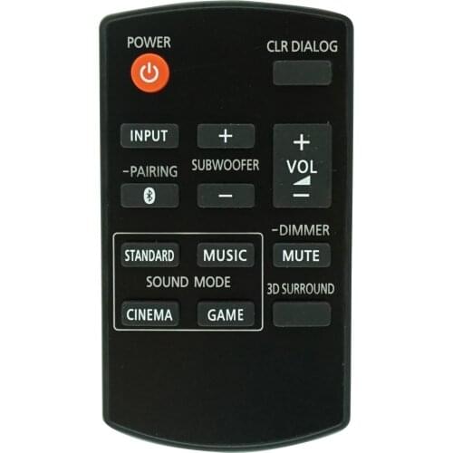 Remote Control For Panasonic N2QAYC000133 SC-HTB01 SC-HTB01PP SC-HTB01EG Home Cinema Theater TV SoundSlayer Gaming Speaker