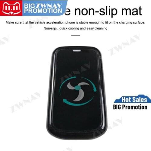 QI car infrared fast wireless charger For VOLVO SPA 2017 2018 2019 fast Wireless Charging Car Phone Holder for iphone/Samsung