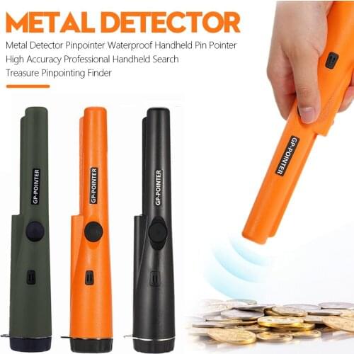 Handheld Metal Detector Waterproof Handheld Pin Pointer High Accuracy Professional Handheld Search Treasure Pinpointing Finder