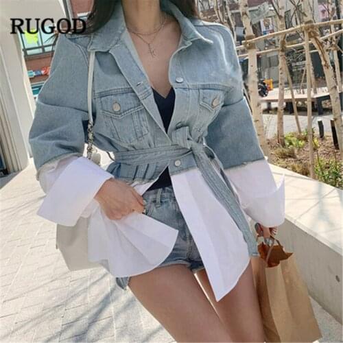 Женские стильные куртки RUGOD China At AliExpress