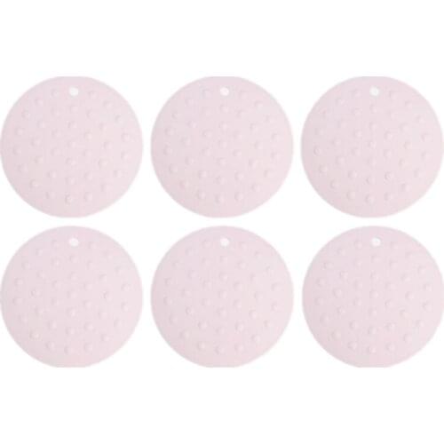 Silicone Triangular Mat Heat Mat Pot Holder Spoon Holder Coaster Kitchen Tool 6Pcs-ABUX